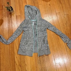 Grey Zip Up Hoodie